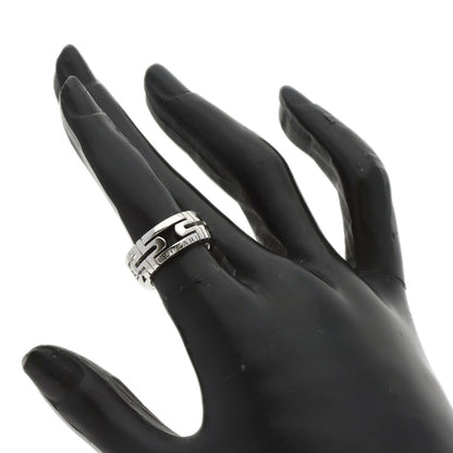 BVLGARI Parentesi Open #48 Ring K18 White Gold Ladies [Used]