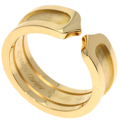 CARTIER C2 Ring SM #49 Ring K18 Yellow Gold Ladies [Used]