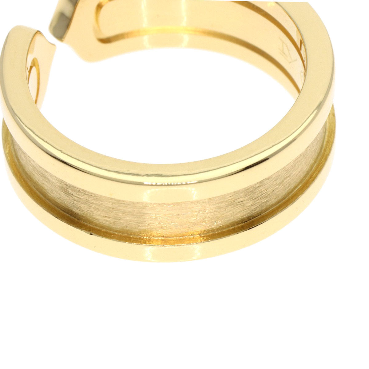 CARTIER C2 Ring SM #49 Ring K18 Yellow Gold Ladies [Used]