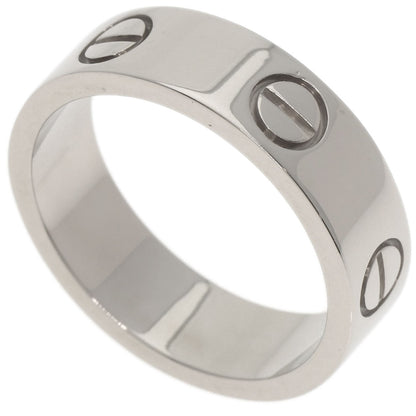CARTIER love ring #53 Ring K18 White Gold Ladies [Used]