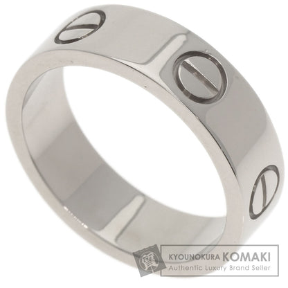 CARTIER love ring #53 Ring K18 White Gold Ladies [Used]