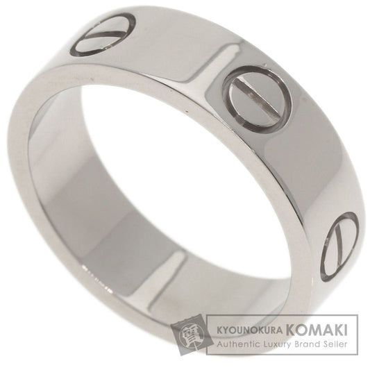 CARTIER love ring #53 Ring K18 White Gold Ladies [Used]