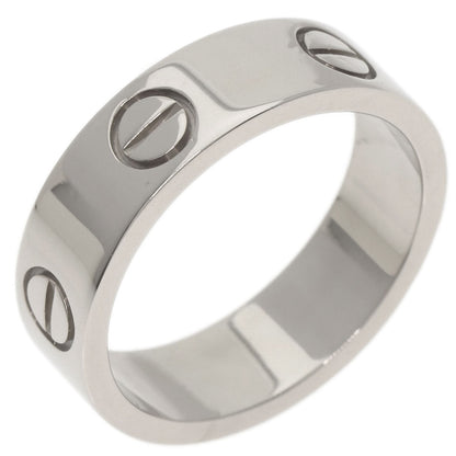 CARTIER love ring #53 Ring K18 White Gold Ladies [Used]