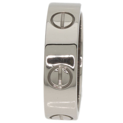 CARTIER love ring #53 Ring K18 White Gold Ladies [Used]