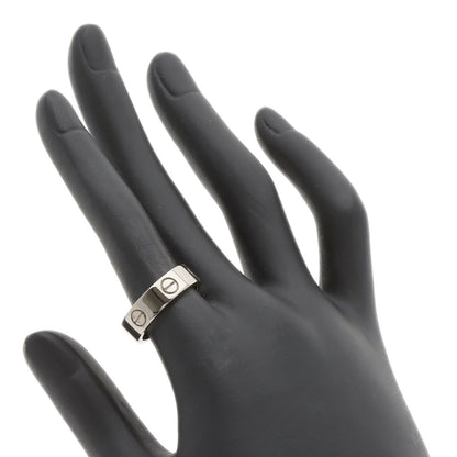 CARTIER love ring #53 Ring K18 White Gold Ladies [Used]