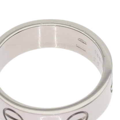 CARTIER love ring #53 Ring K18 White Gold Ladies [Used]