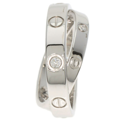 CARTIER Be Love 6P Diamond #46 Ring K18 White Gold Ladies [Used]