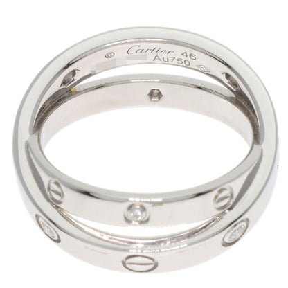 CARTIER Be Love 6P Diamond #46 Ring K18 White Gold Ladies [Used]
