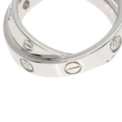 CARTIER Be Love 6P Diamond #46 Ring K18 White Gold Ladies [Used]