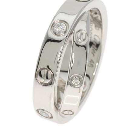 CARTIER Be Love 6P Diamond #46 Ring K18 White Gold Ladies [Used]