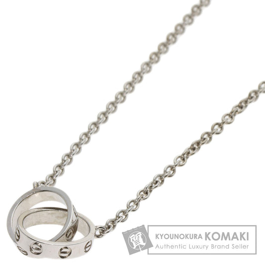 CARTIER baby love Necklace K18 White Gold Ladies [Used]