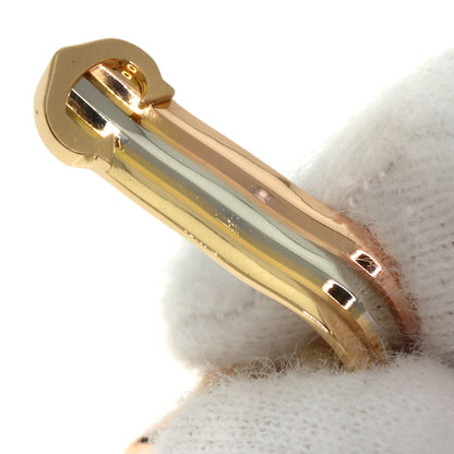 CARTIER 2C Earring K18 Yellow Gold K18 White GoldLadies [Used]