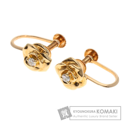 PIAGET Rose Diamond Earring K18 Pink Gold Ladies [Used]