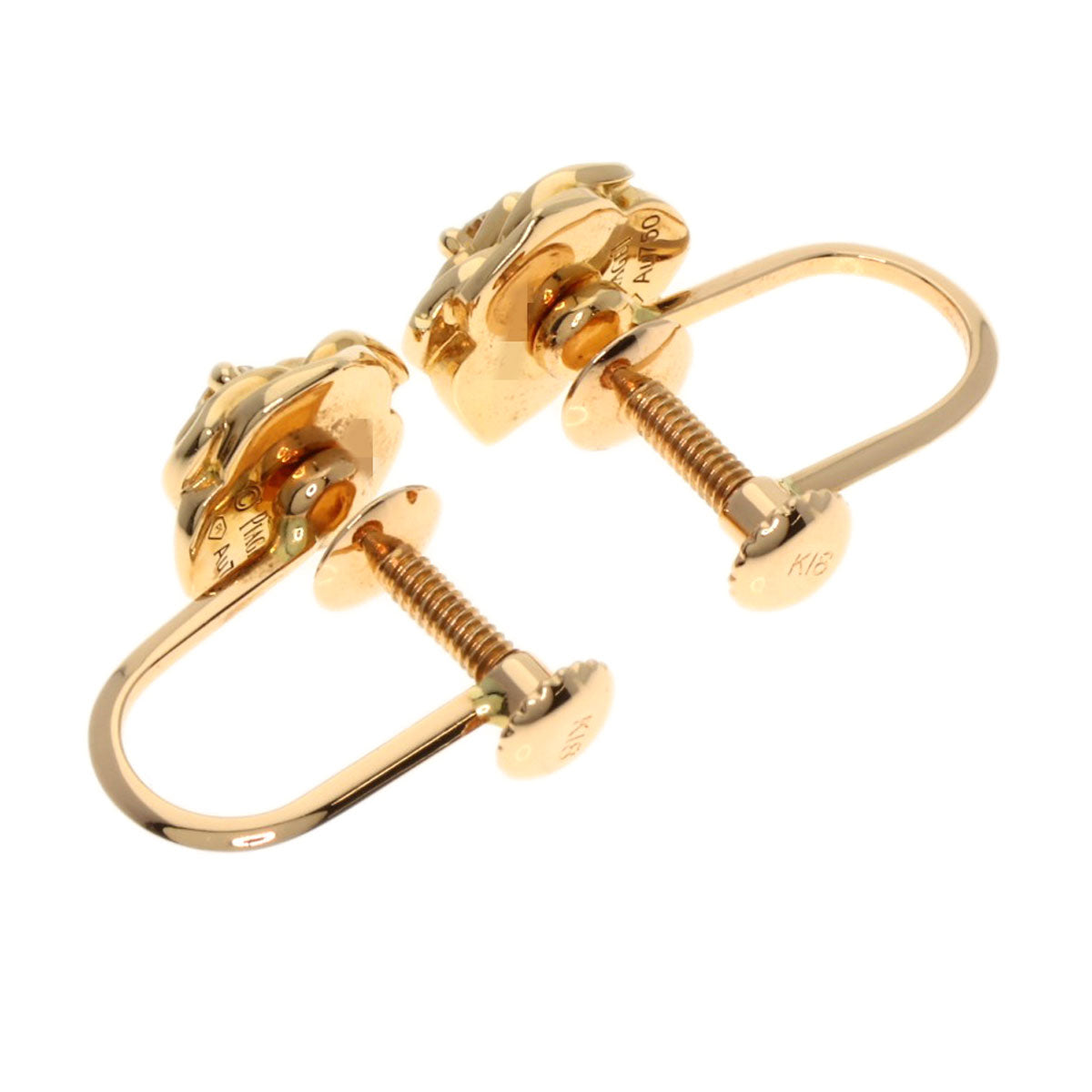 PIAGET Rose Diamond Earring K18 Pink Gold Ladies [Used]