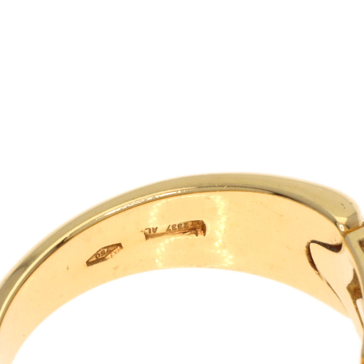BVLGARI Chertaura Diamond Ring K18 Yellow Gold Ladies [Used]