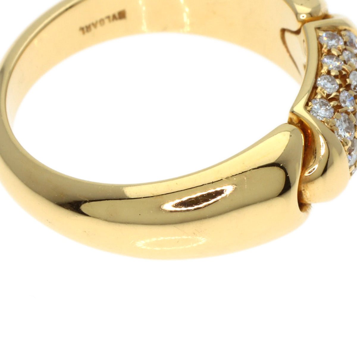 BVLGARI Chertaura Diamond Ring K18 Yellow Gold Ladies [Used]