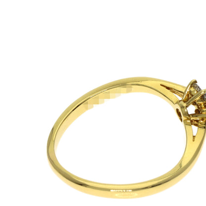 TIFFANY&Co. Buttercup Emerald Diamond Ring K18 Yellow Gold Ladies [Used]