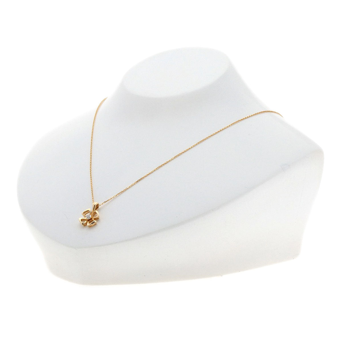 BVLGARI Fiorever Diamond Necklace K18 Pink Gold Ladies [Used]