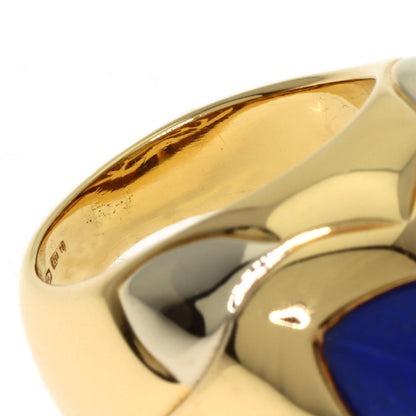 BVLGARI Piramide Lapis Lazuli & Azure stone Ring K18 Yellow Gold K18 White GoldLadies [Used]