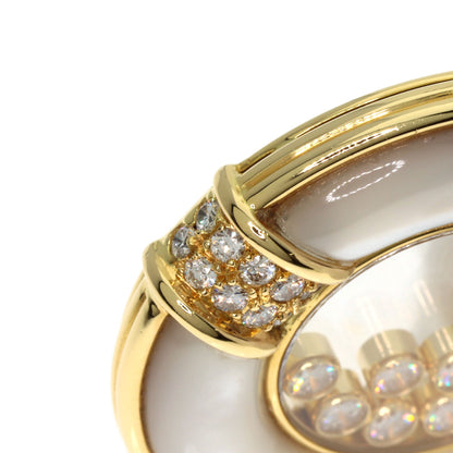 Chopard Happy diamond Shell 8P Diamond Large Necklace K18 Yellow Gold Ladies [Used]