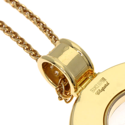 Chopard Happy diamond Shell 8P Diamond Large Necklace K18 Yellow Gold Ladies [Used]