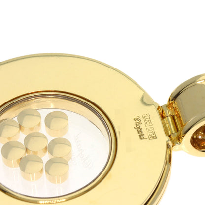 Chopard Happy diamond Shell 8P Diamond Large Necklace K18 Yellow Gold Ladies [Used]