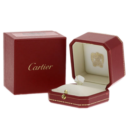 CARTIER Dragon Padlock Diamond Enamel #48 Ring K18 White Gold Ladies [Used]