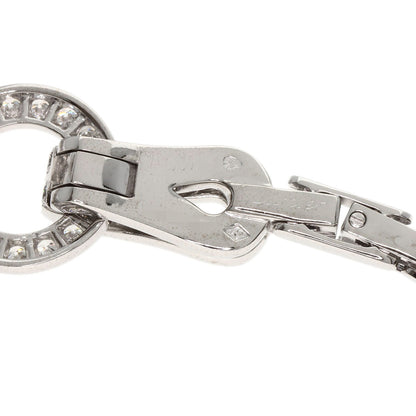 CARTIER Agraph Diamond Bracelet K18 White Gold Ladies [Used]