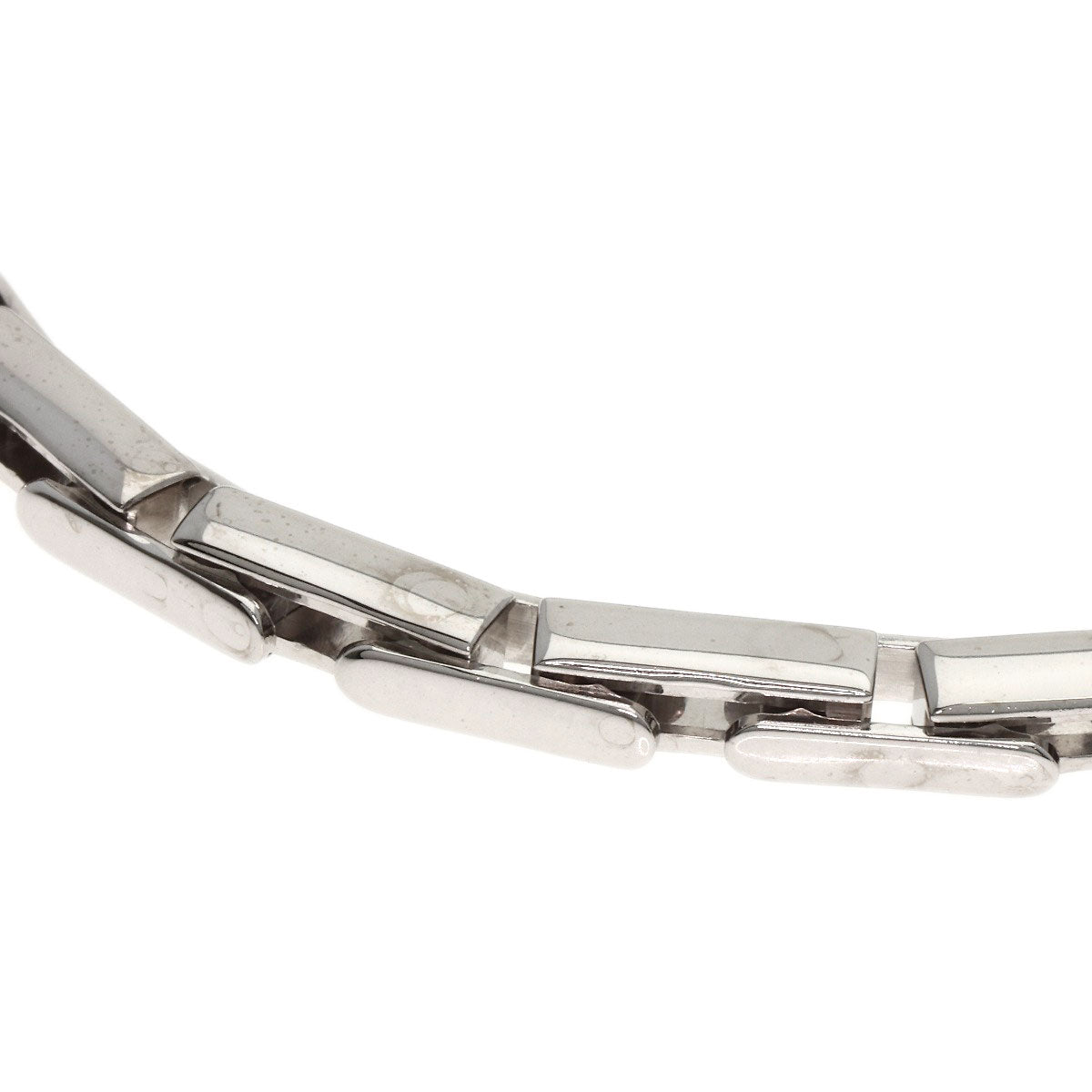 CARTIER Agraph Diamond Bracelet K18 White Gold Ladies [Used]