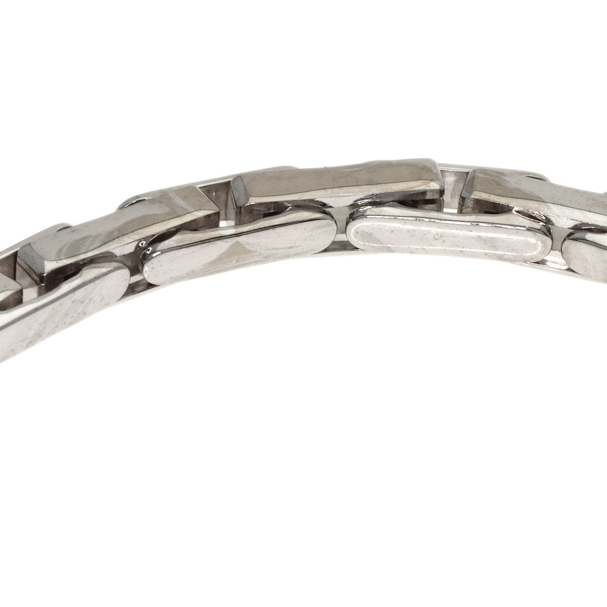 CARTIER Agraph Diamond Bracelet K18 White Gold Ladies [Used]