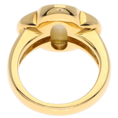 Van Cleef & Arpels Pure Alhambra Shell Ring K18 Yellow Gold Ladies [Used]