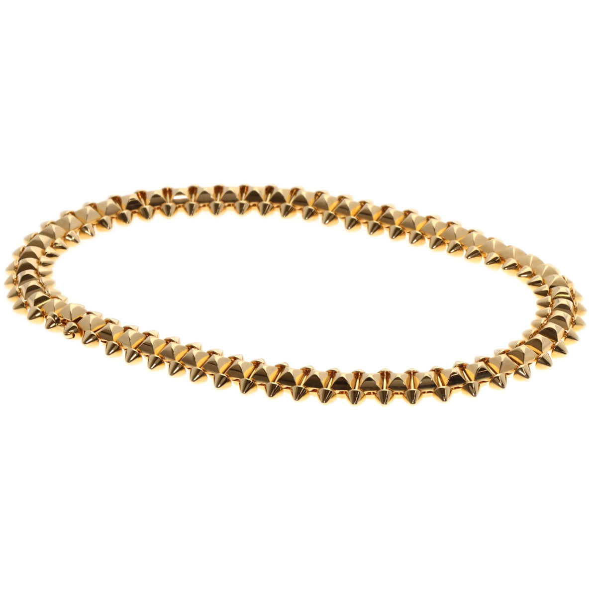 CARTIER Crash de Cartier Flexible Medium Model #21 Bracelet K18 Pink Gold Ladies [Used]