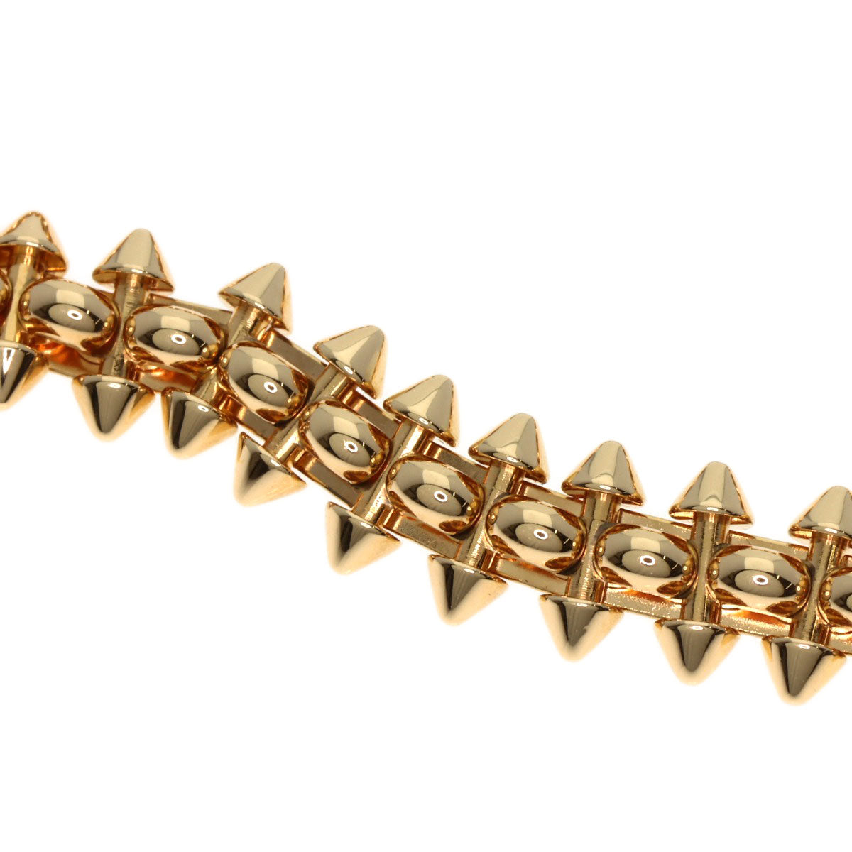 CARTIER Crash de Cartier Flexible Medium Model #21 Bracelet K18 Pink Gold Ladies [Used]