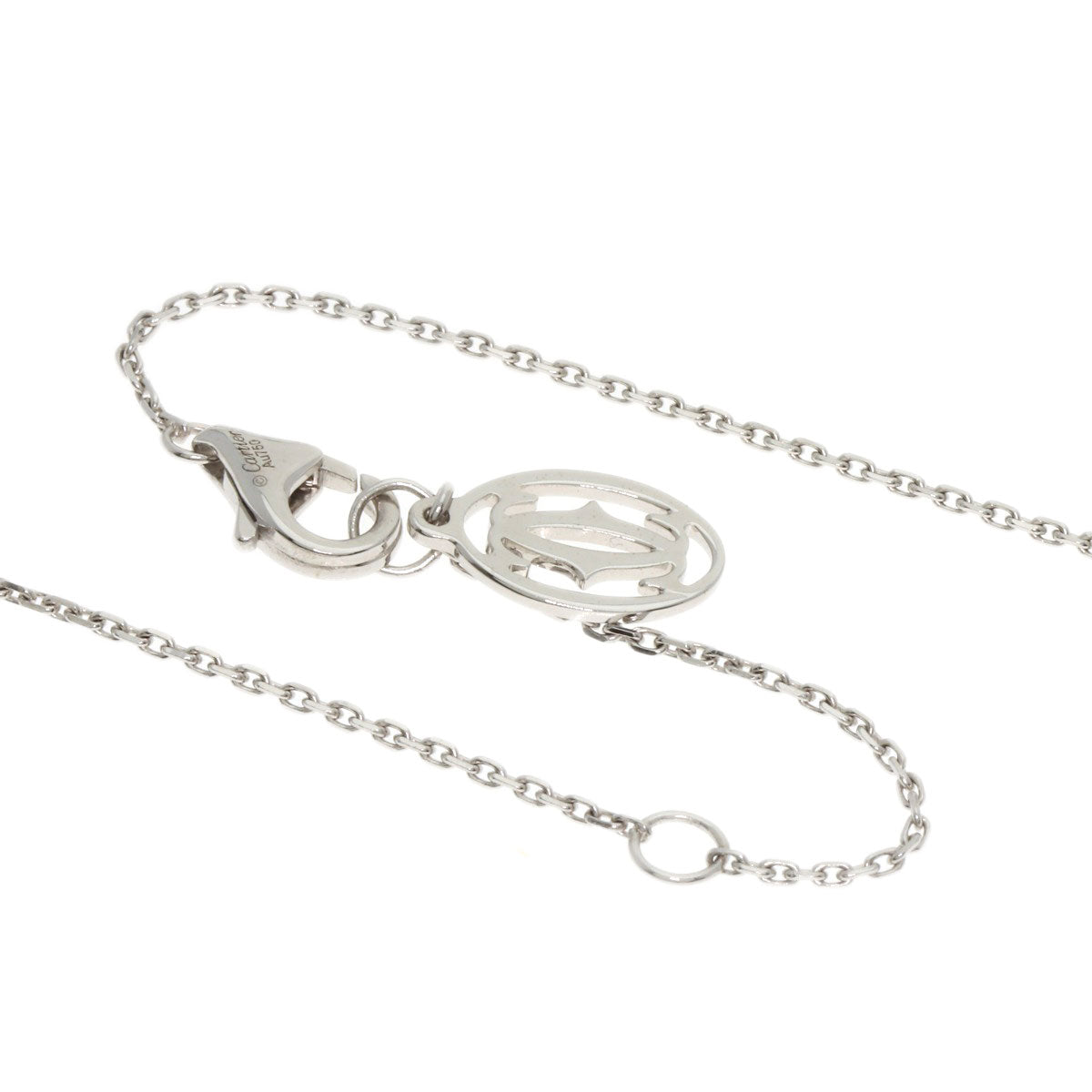 CARTIER Amour G-VS1-EX Diamond Necklace K18 White Gold Ladies [Used]