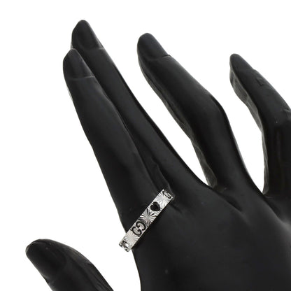 GUCCI Icon Heart #21 Ring K18 White Gold Ladies [Used]
