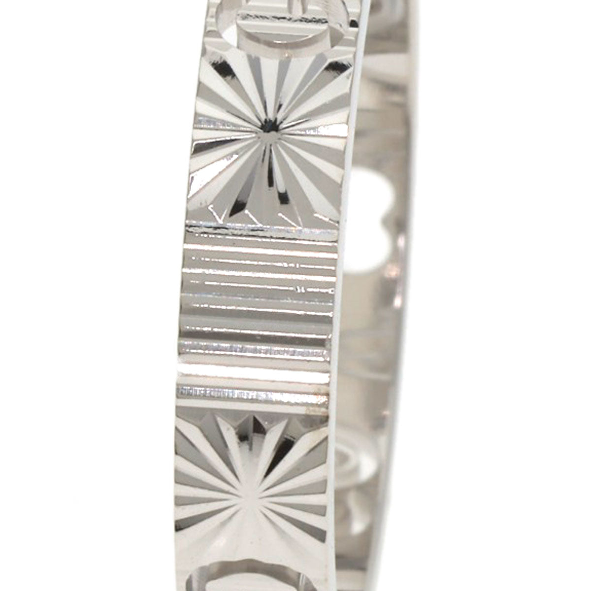 GUCCI Icon Heart #21 Ring K18 White Gold Ladies [Used]