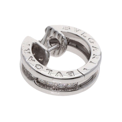 BVLGARI B.zero1 Diamond left one side only earring K18 White Gold Ladies [Used]