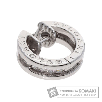 BVLGARI B.zero1 Diamond left one side only earring K18 White Gold Ladies [Used]
