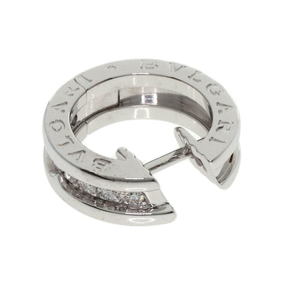 BVLGARI B.zero1 Diamond left one side only earring K18 White Gold Ladies [Used]