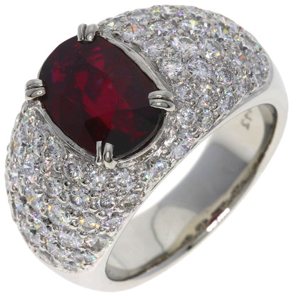 2.54ct Ruby Diamond Ring Platinum PT900 16.6g　Ladies