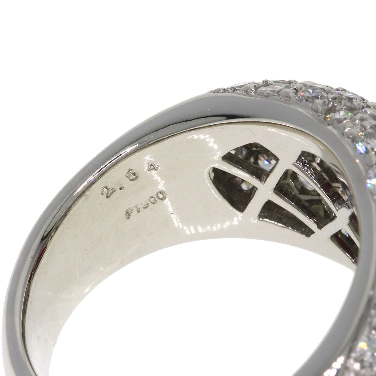 2.54ct Ruby Diamond Ring Platinum PT900 16.6g　Ladies