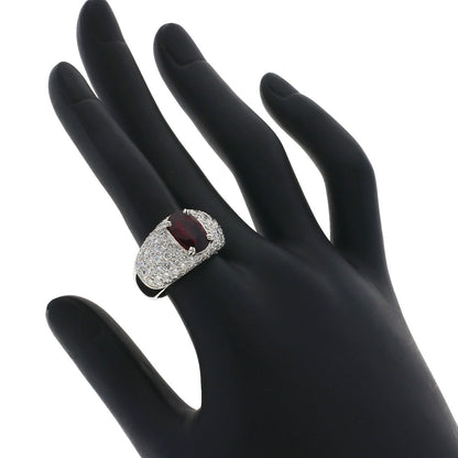 2.54ct Ruby Diamond Ring Platinum PT900 16.6g　Ladies