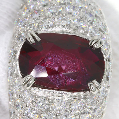 2.54ct Ruby Diamond Ring Platinum PT900 16.6g　Ladies