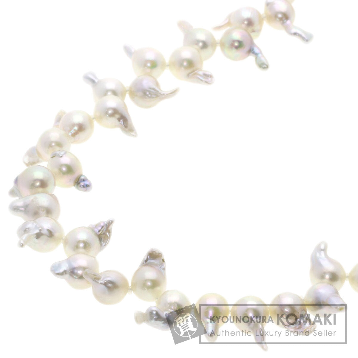 Baroque pearl Pearl Necklace Silver 46.7g　Ladies