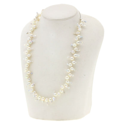 Baroque pearl Pearl Necklace Silver 46.7g　Ladies