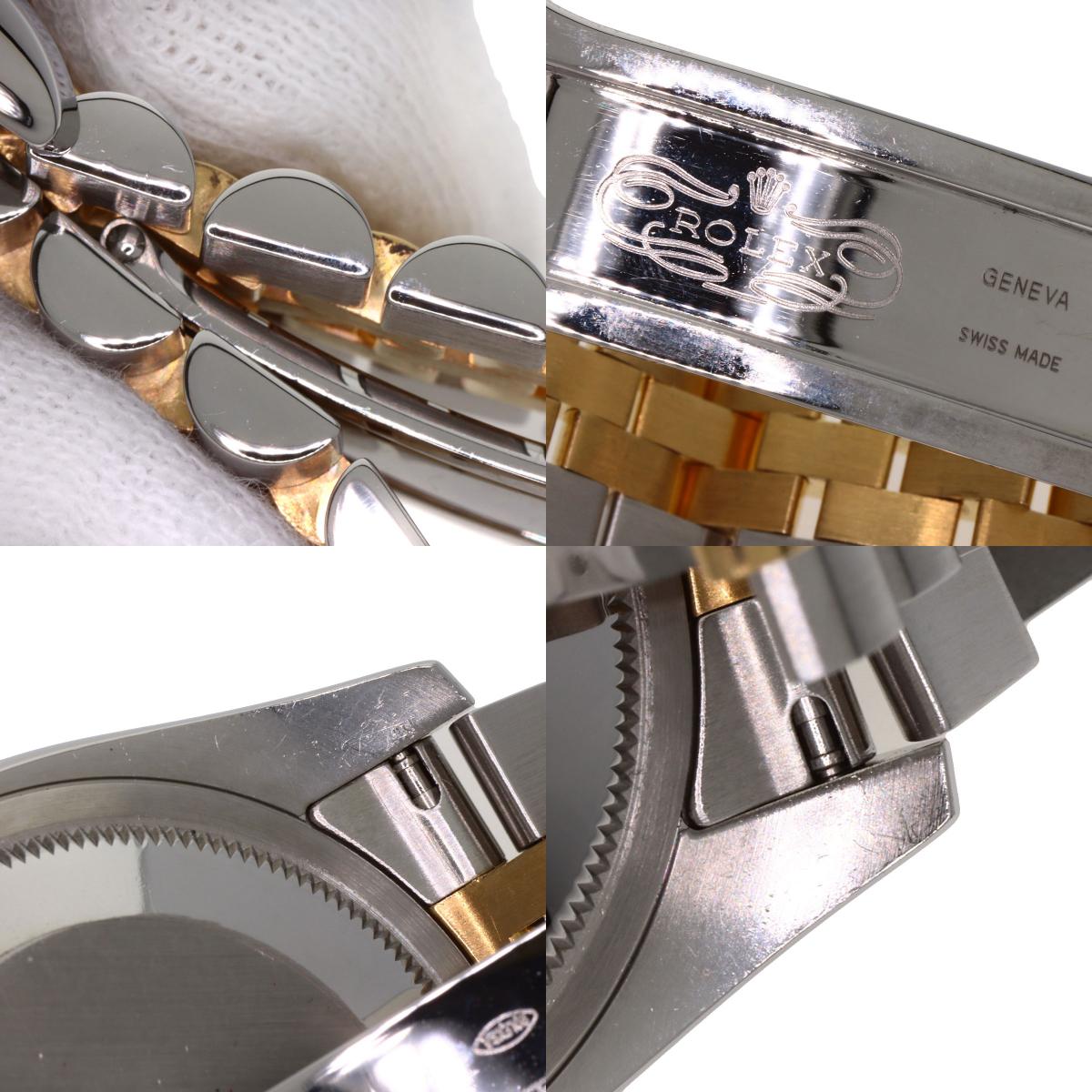 ROLEX DATEJUST 10P Diamond Watches 116233G Stainless Steel/SSxK18YG mens