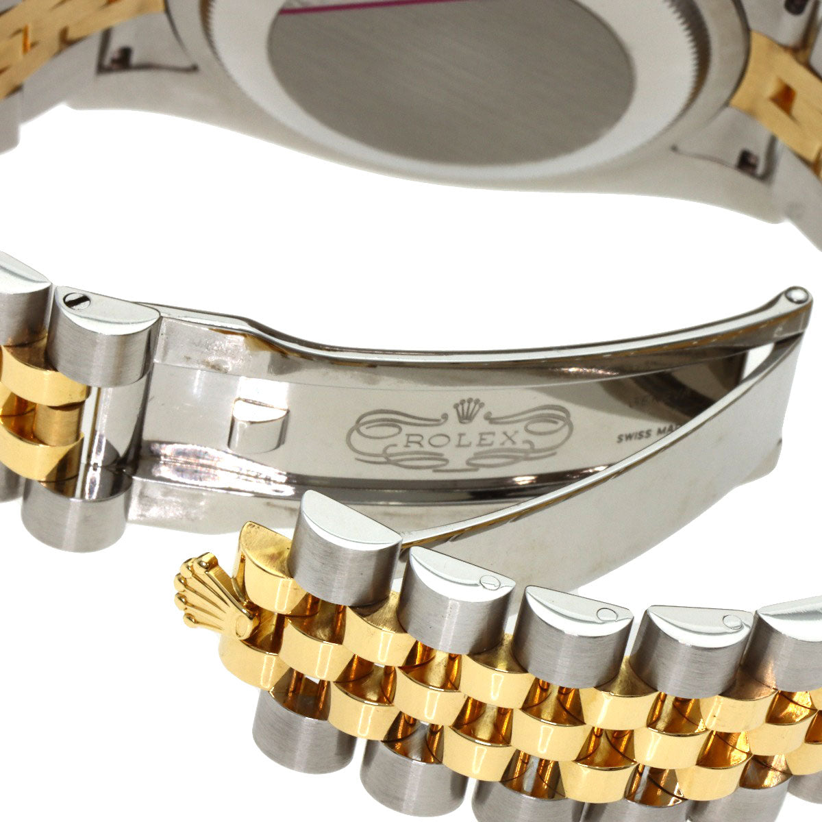 ROLEX DATEJUST 10P Diamond Watches 116233G Stainless Steel/SSxK18YG mens