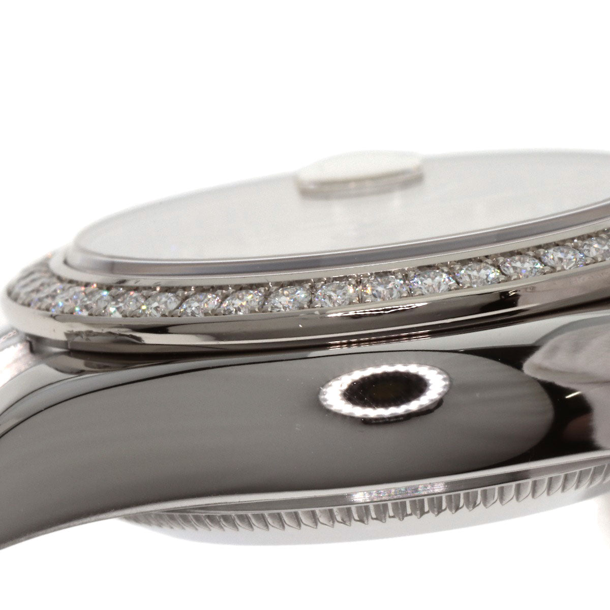 ROLEX Datejust 10P Bezel Diamond Watches 179384G Stainless Steel/Stainless Steel Ladies