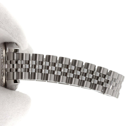 ROLEX Datejust 10P Bezel Diamond Watches 179384G Stainless Steel/Stainless Steel Ladies