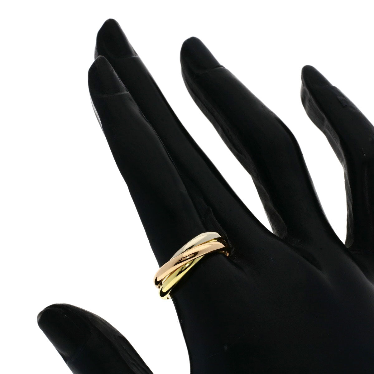 CARTIER Trinity SM #53 Ring K18 Yellow Gold K18 White GoldLadies [Used]